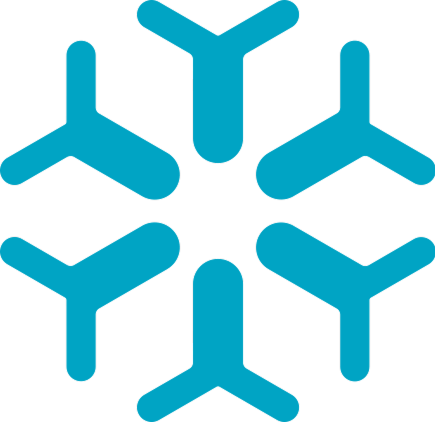 Logo da metal frio - Floco de neve